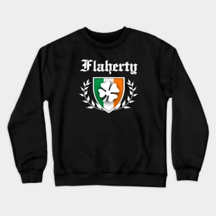 Flaherty Shamrock Crest Crewneck Sweatshirt